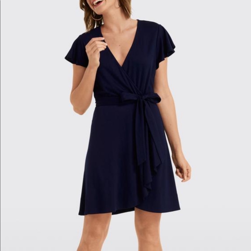 NWT Draper James navy dress